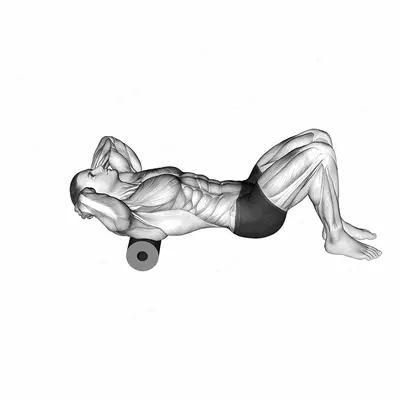 Roll Upper Back exercise targeting Back and Rhomboids