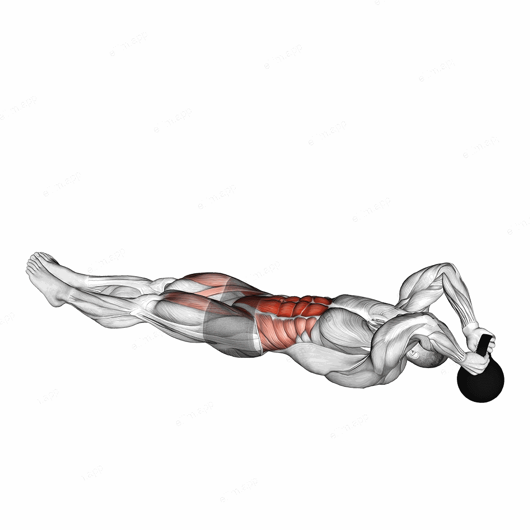 Reverse Crunch to Dead Bug exercise targeting Waist