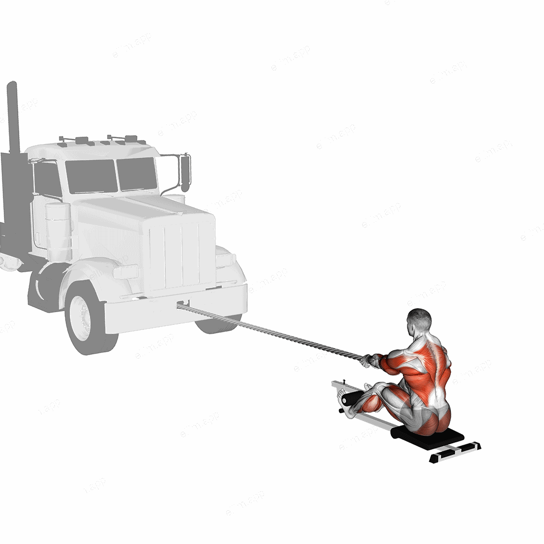 StrongMan Arm over Arm exercise targeting Weightlifting