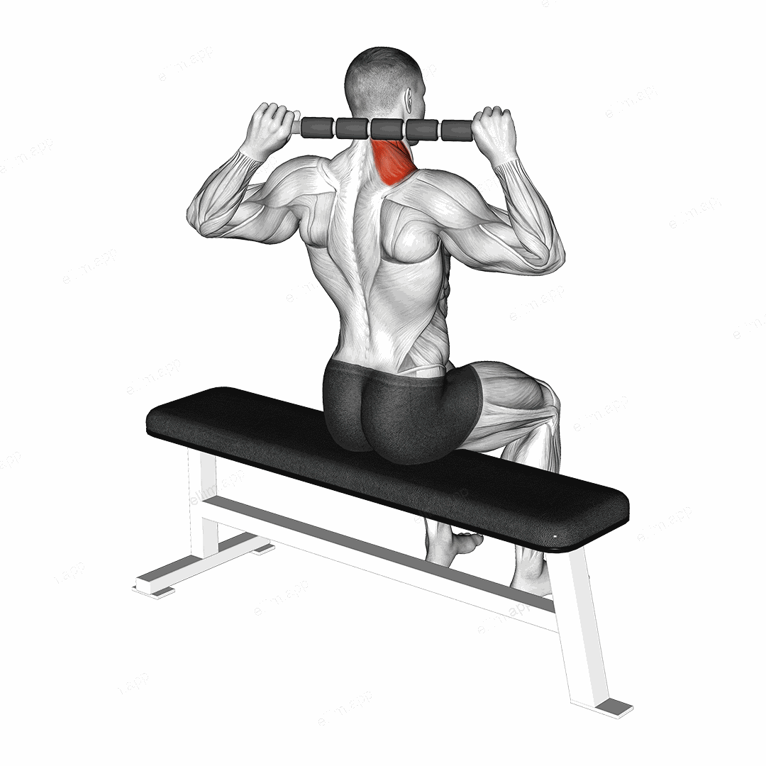 Tiger Tail Neck exercise targeting Neck