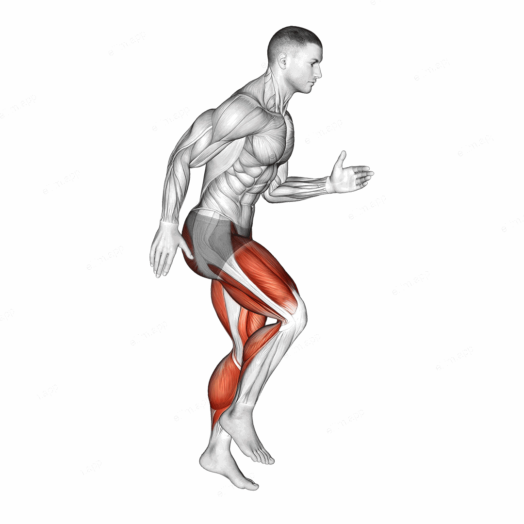 Quick Feet Run exercise targeting Cardio