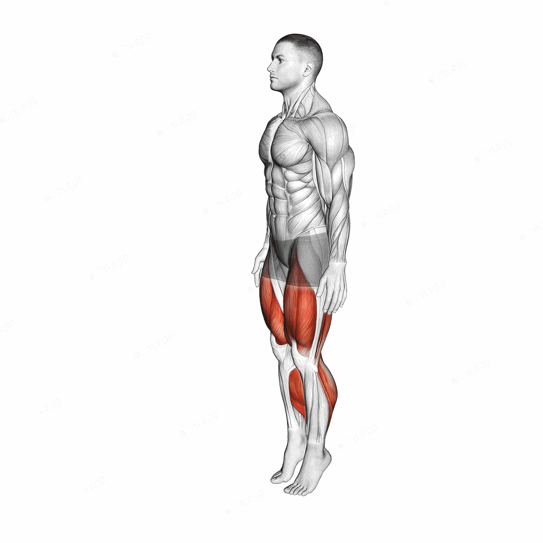 Tight Rope Walk exercise targeting Plyometrics