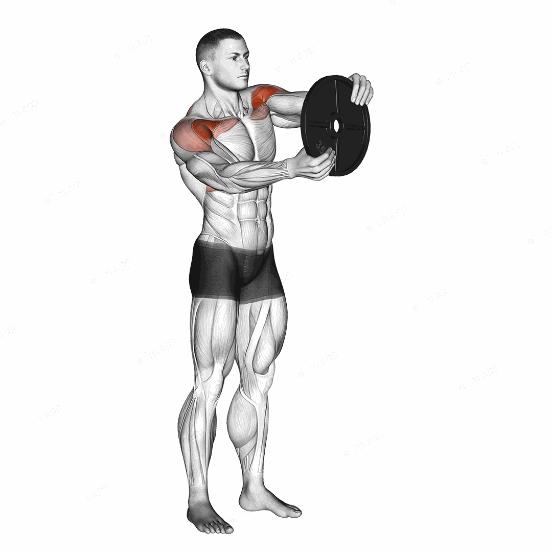 Weighted Round Arm exercise targeting Shoulders and Deltoid Anterior