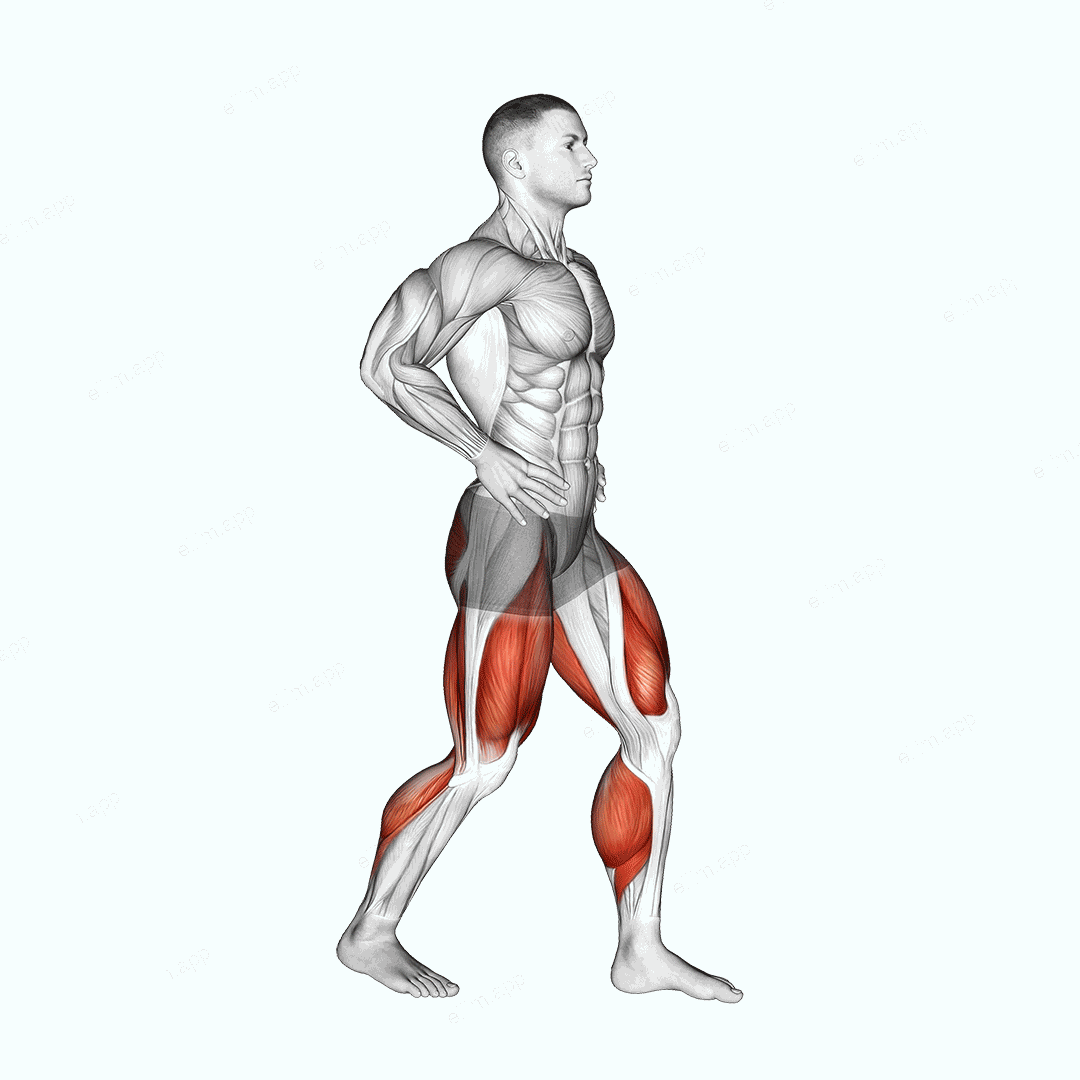 Ski Step exercise targeting Cardio