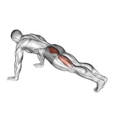 Hip Extension Stretch exercise targeting Hips and Gluteus Maximus