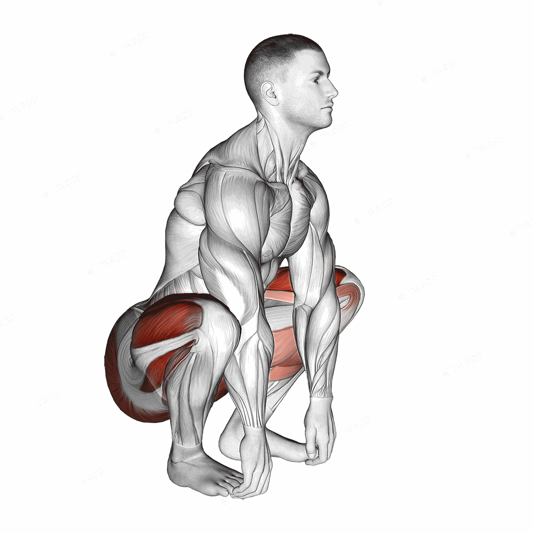 Squat mobility Complex exercise targeting Thighs and Gluteus Maximus