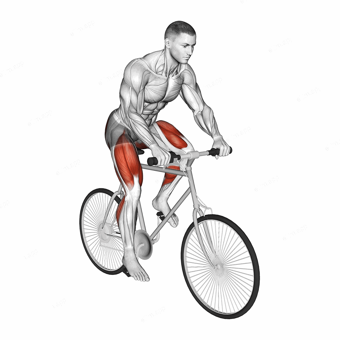 Riding Outdoor Bicycle exercise targeting Cardio