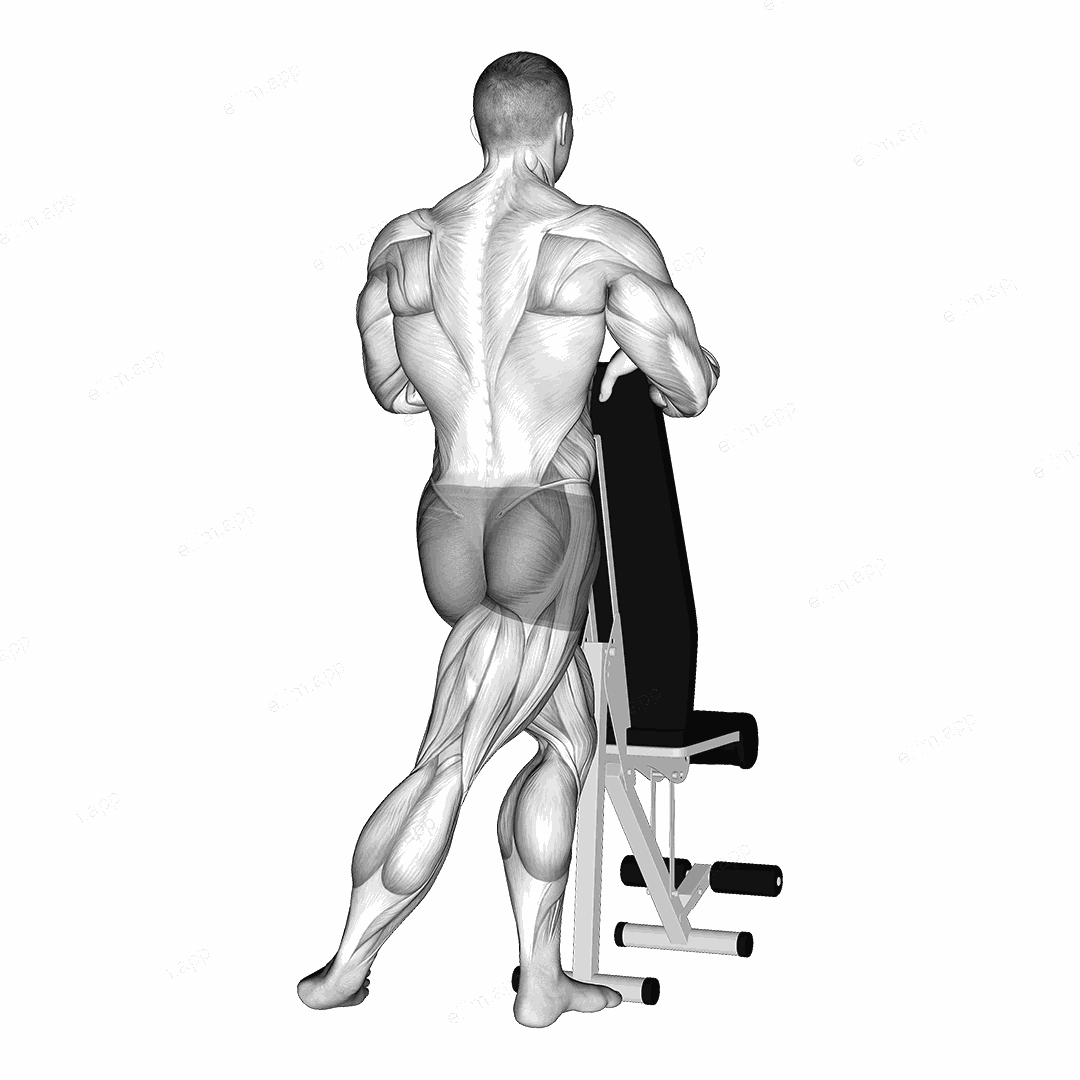 Standing Leg Under Abductor Stretch exercise targeting Hips
