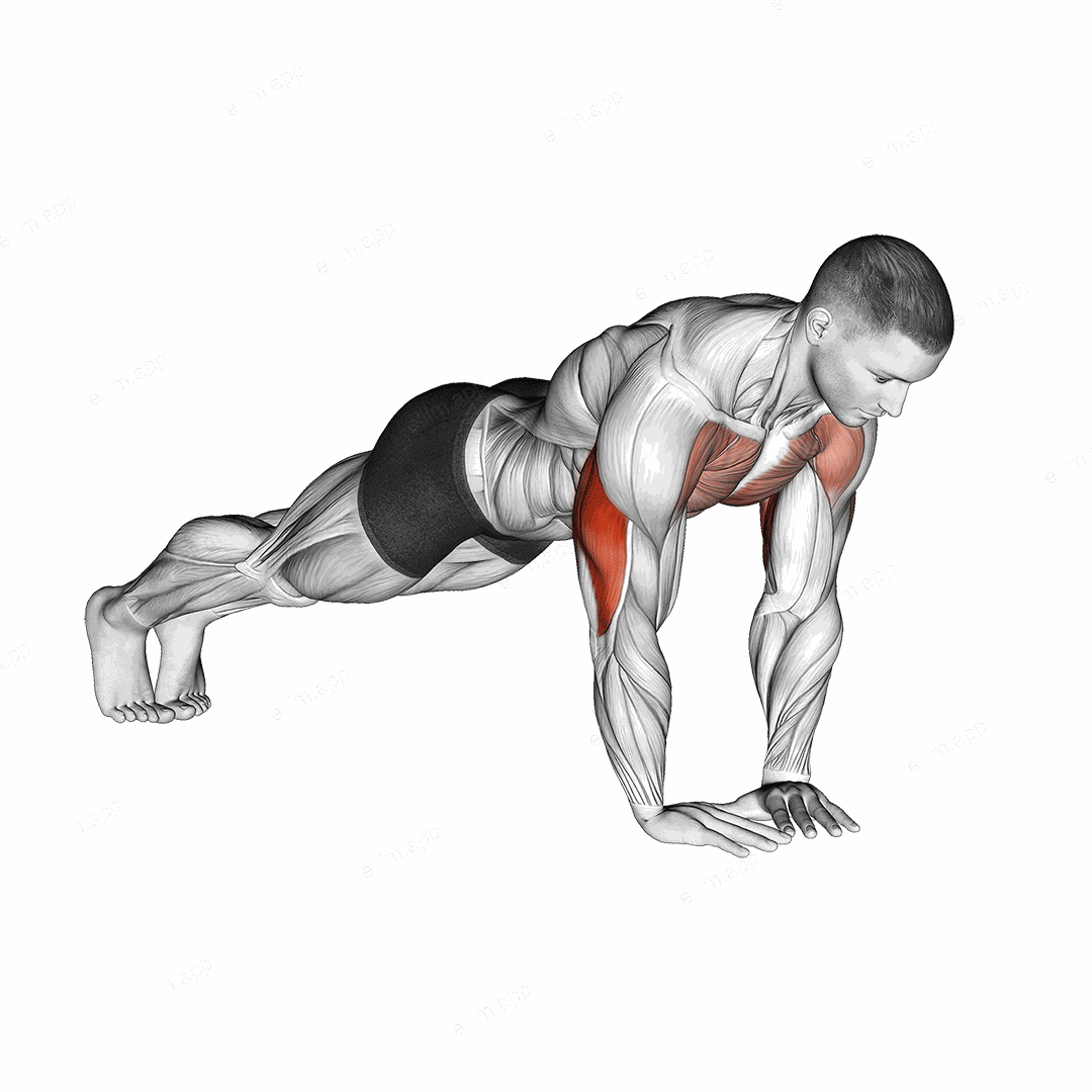 Diamond Push up exercise targeting Upper Arms