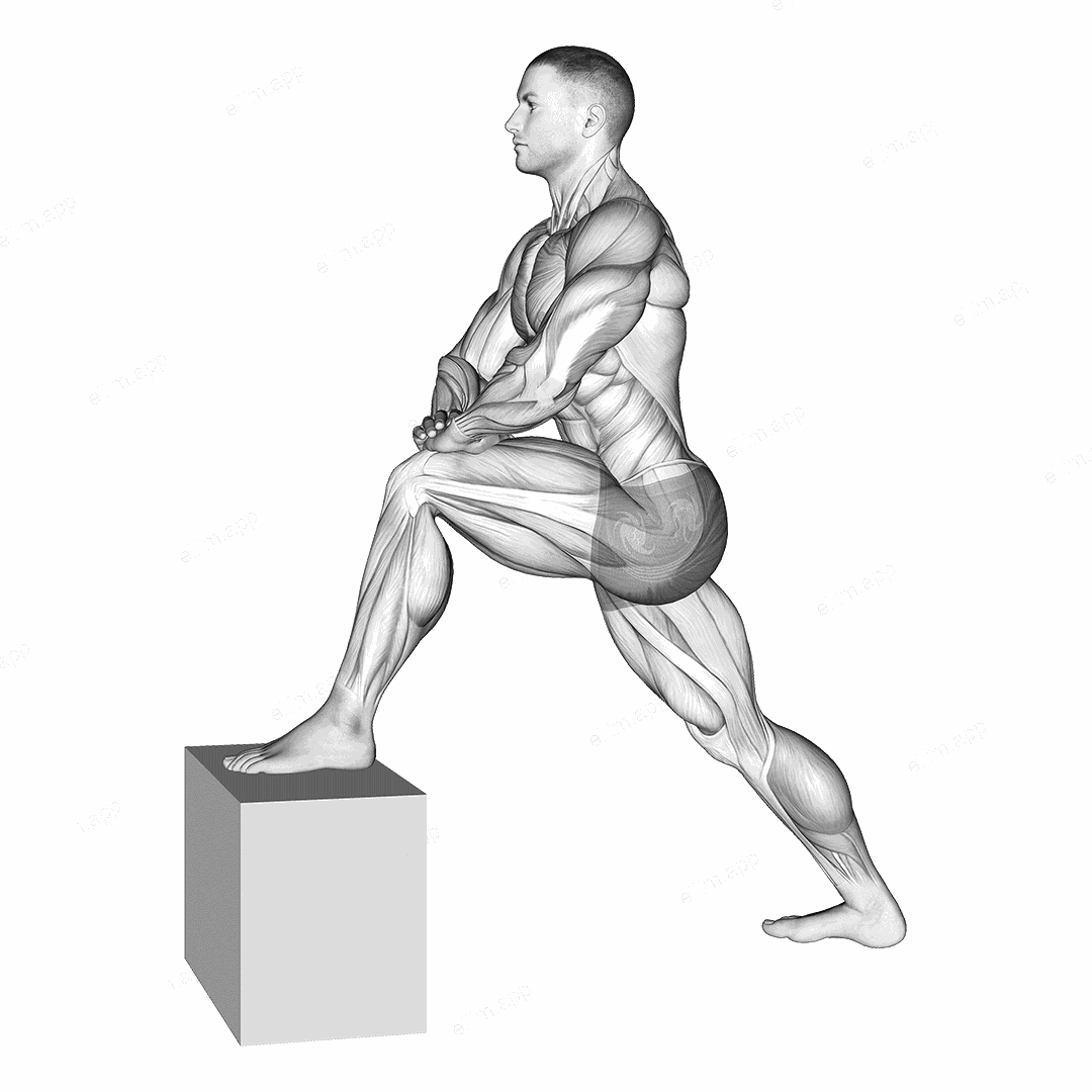 Standing Hip Flexor Stretch exercise targeting Thighs