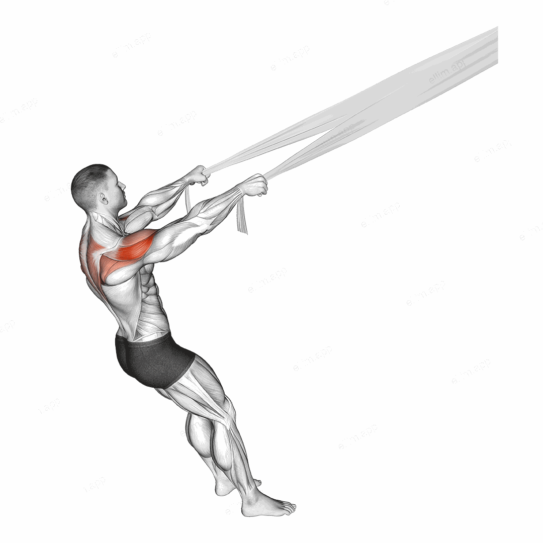 Rear Delt Fly with Bed Sheet exercise targeting Shoulders and Deltoid Posterior