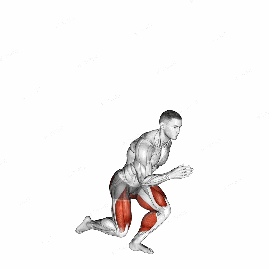 Single Leg Vertical Jump exercise targeting Plyometrics