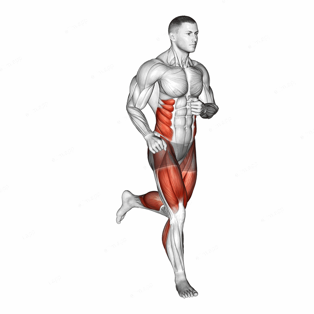 Run exercise targeting Cardio