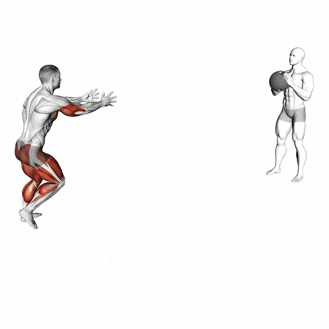 Partner Shuffle exercise targeting Plyometrics