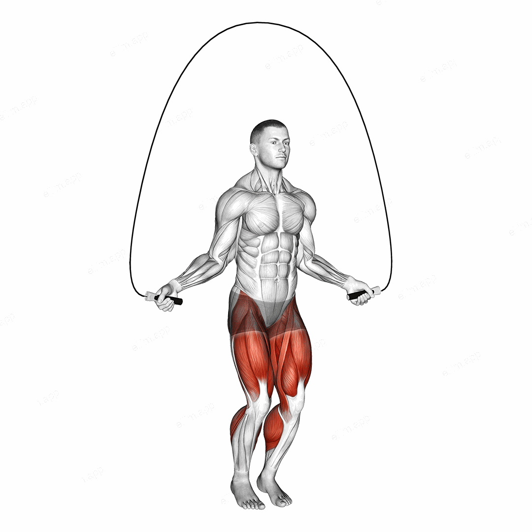 High Jump Rope exercise targeting Cardio