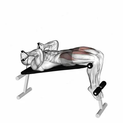 Band Decline Sit up exercise targeting Hips
