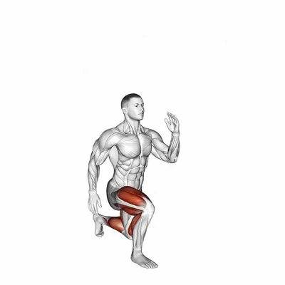 Jumping Single Leg Lunge exercise targeting Plyometrics