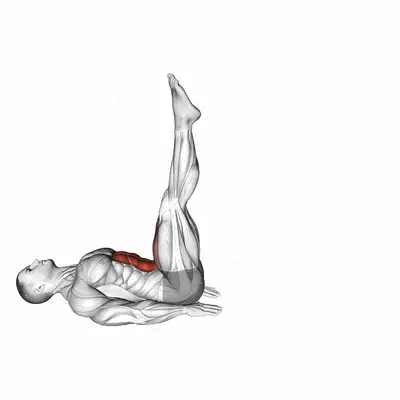 Alternate Leg Raise exercise targeting Hips and Iliopsoas