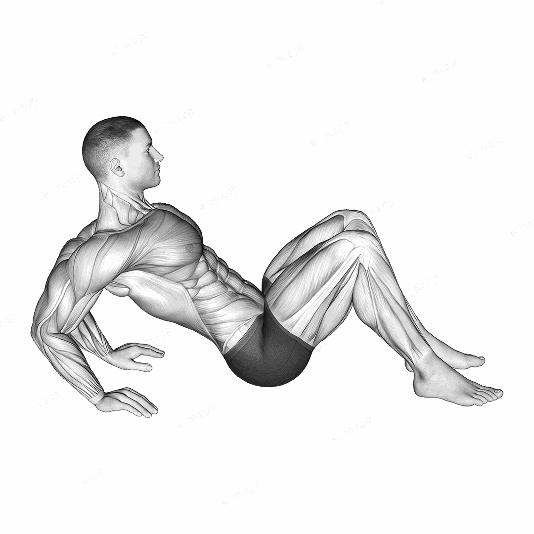Triceps Dip Stretch exercise targeting Upper Arms and Deltoid Anterior