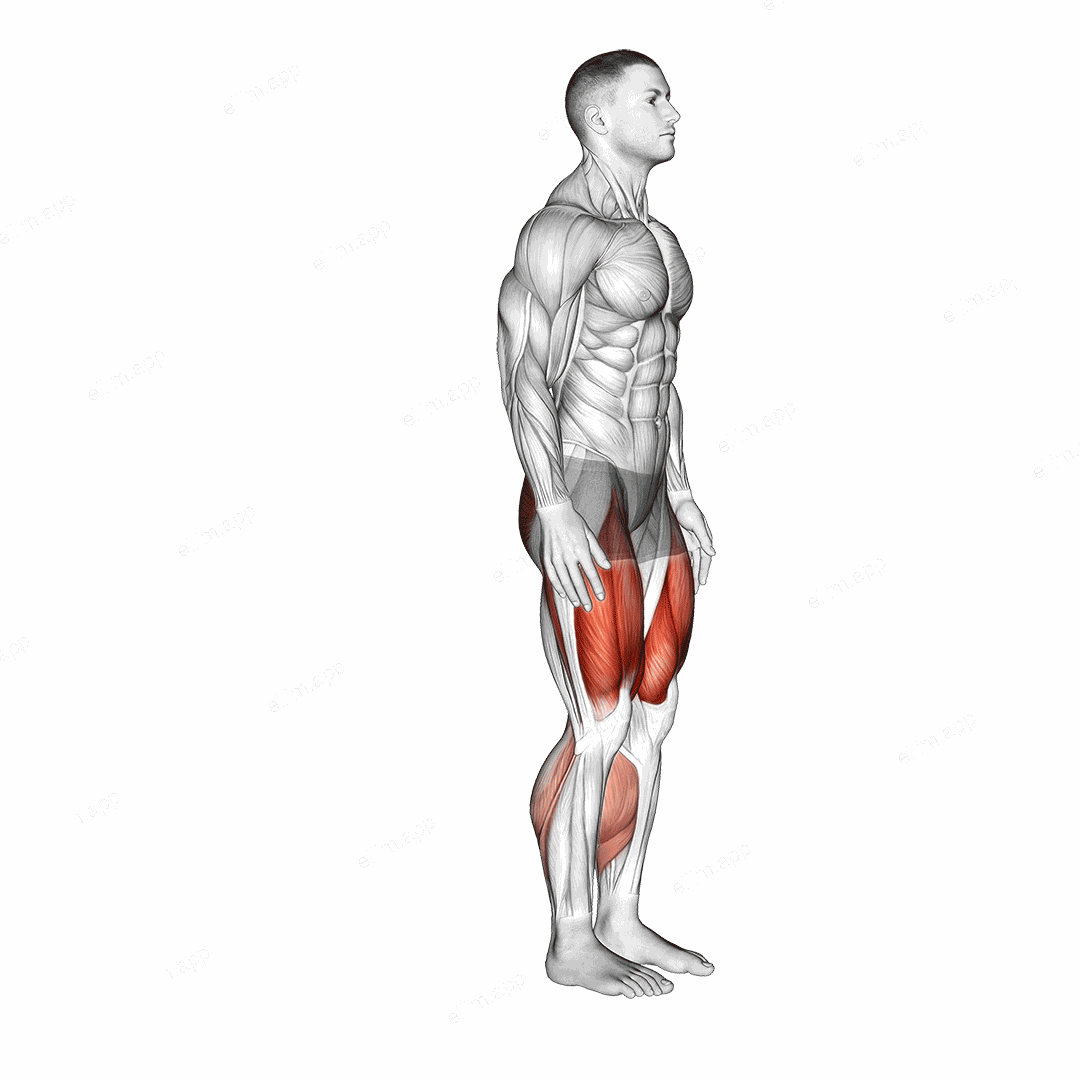 Alternate Sprinter Lunge exercise targeting Gluteus Maximus and Quadriceps