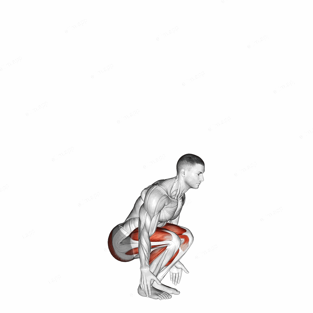 Semi squat Jump exercise targeting Cardio