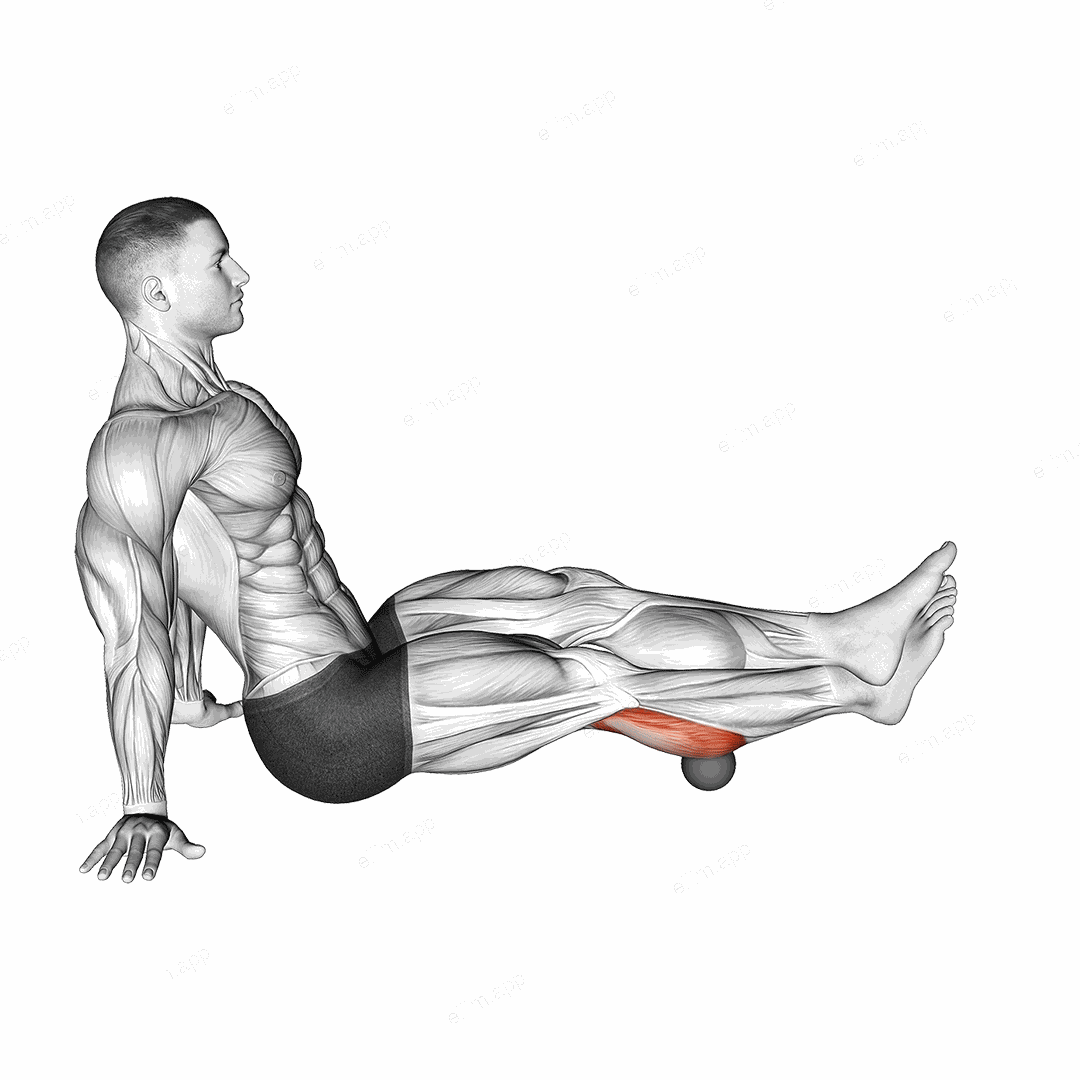 Roll Ball Calf exercise targeting Calves