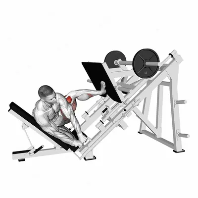 Sled Side Leg Press exercise targeting Hips