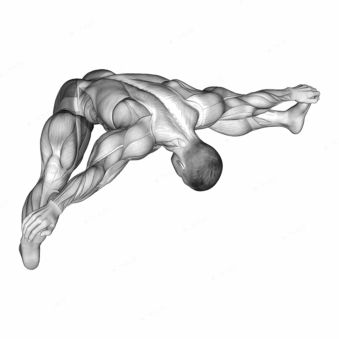 Hip Abduction With Flexion In Front Stretch exercise targeting Hips