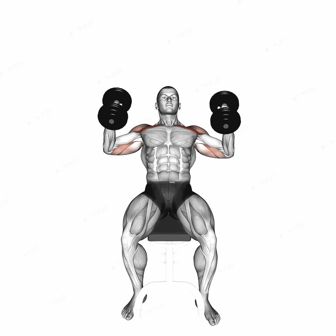 Dumbbell Incline Hammer Press exercise targeting Chest and Pectoralis Major Clavicular Head