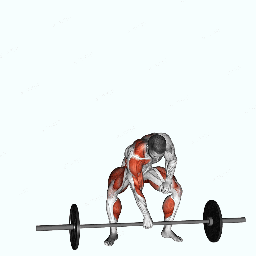 Barbell One Arm Snatch exercise targeting Shoulders
