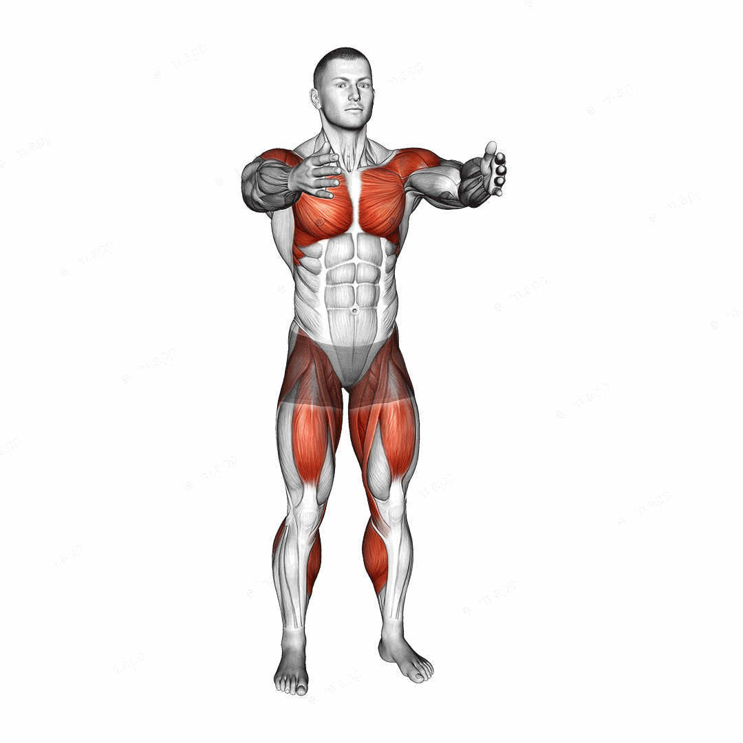Front Leg Lift Under Knee Tap exercise targeting Plyometrics