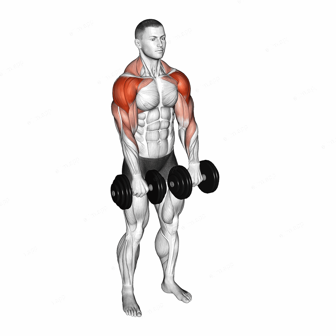 Dumbbell Archer exercise targeting Shoulders