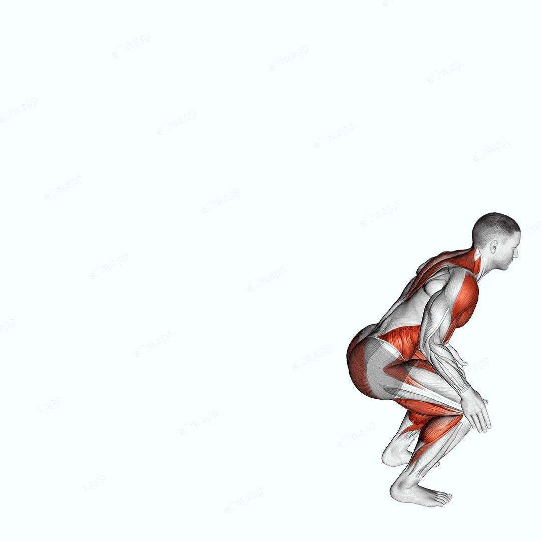 Backward Jump exercise targeting Plyometrics