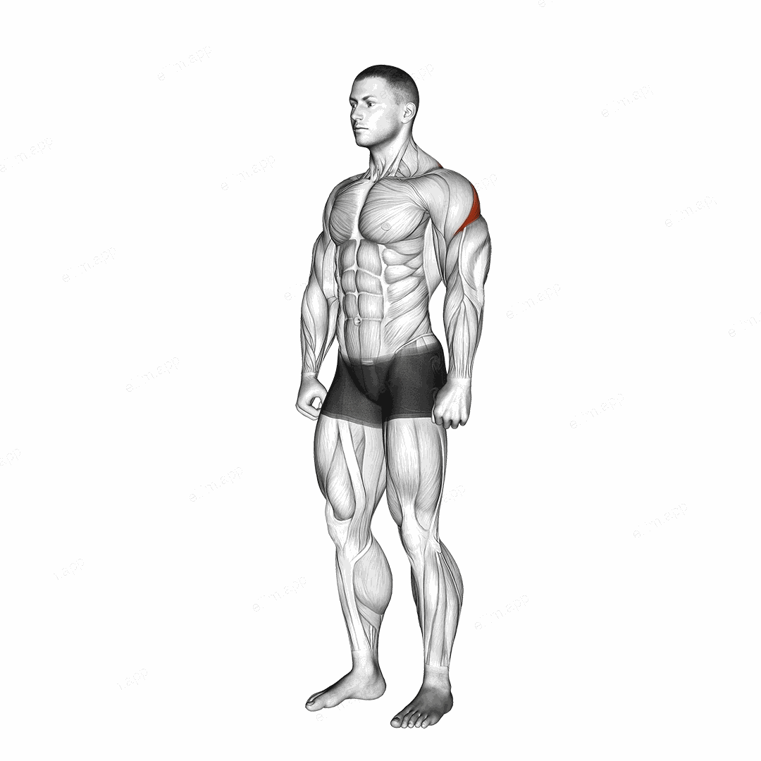 Rear Deltoid Stretch exercise targeting Shoulders and Deltoid Posterior