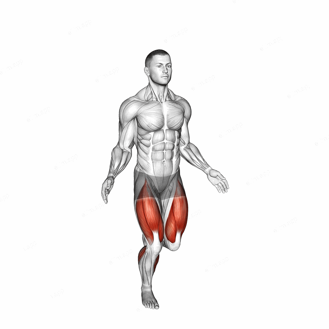 Bodyweight Skipping exercise targeting Plyometrics