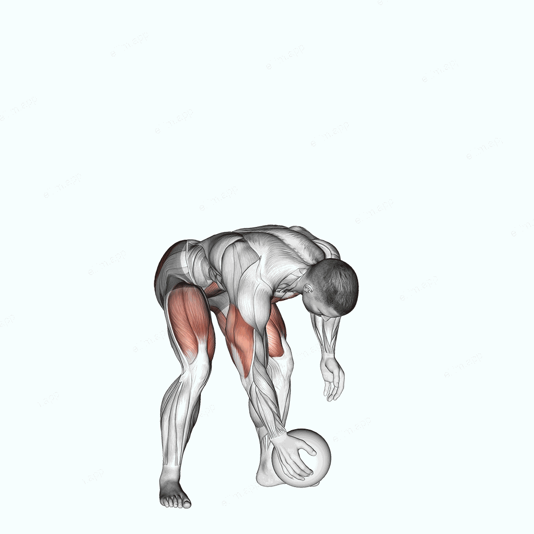 Medicine Ball Chest Push from 3 Point Stance exercise targeting Chest and Pectoralis Major Sternal Head