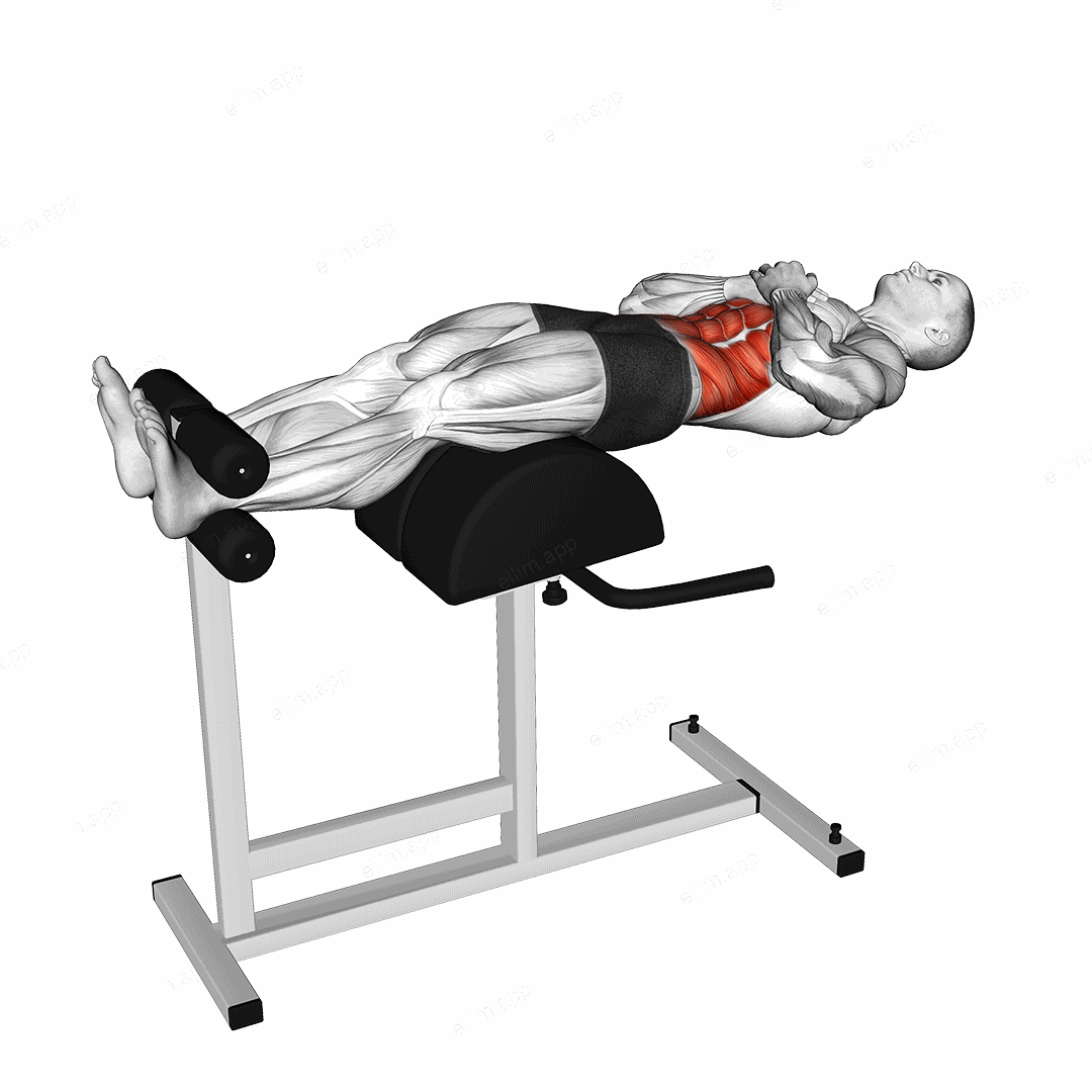 Glute Ham Twist exercise targeting Waist