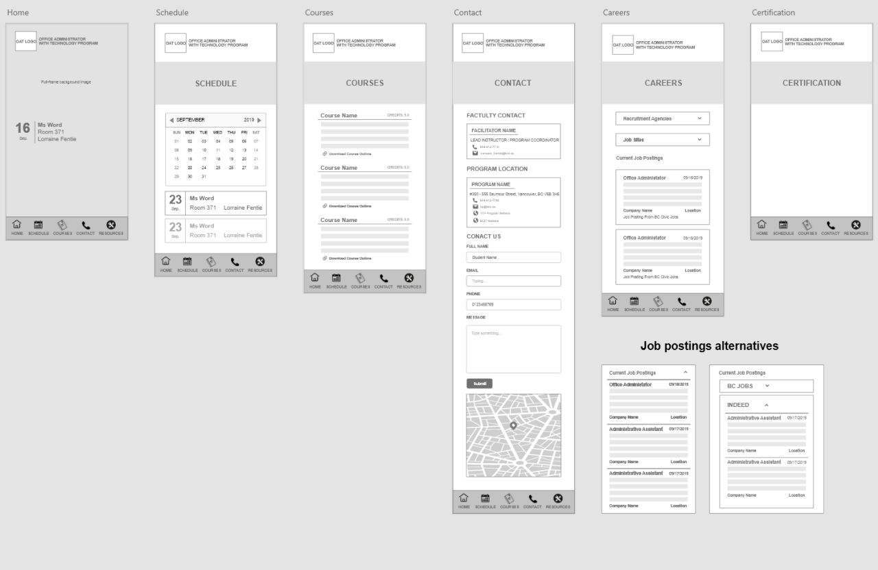 Oat wireframe