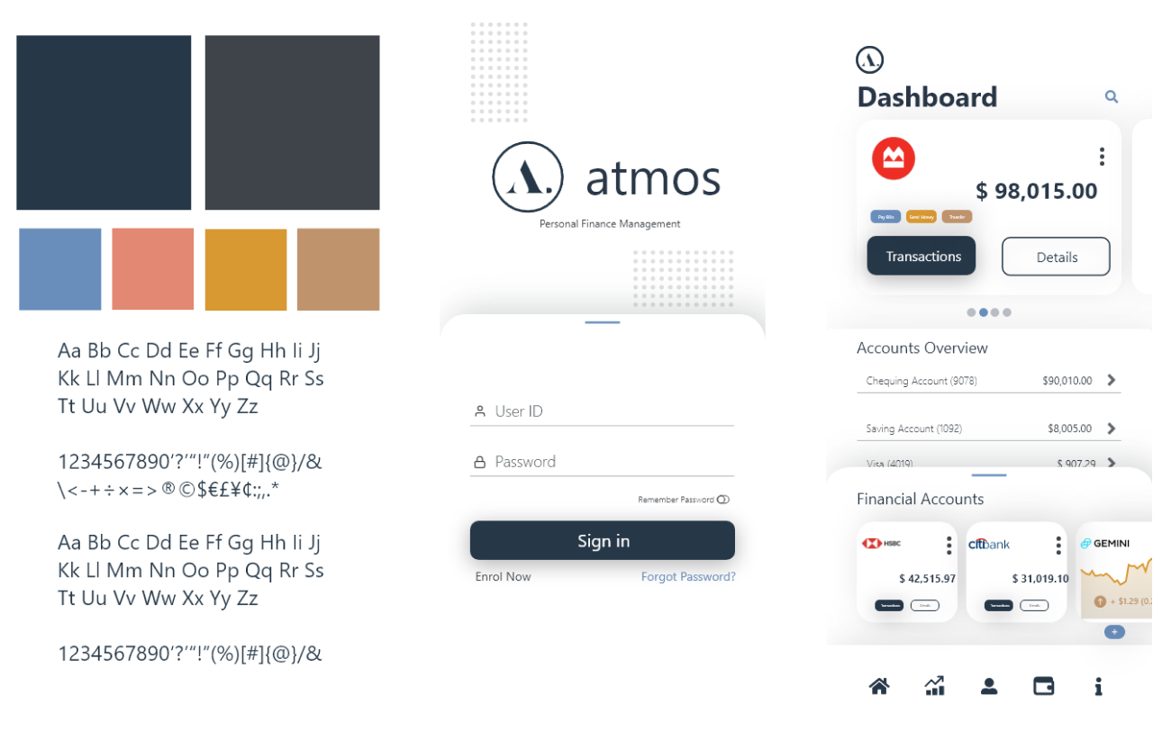 Atmos mobile mockups