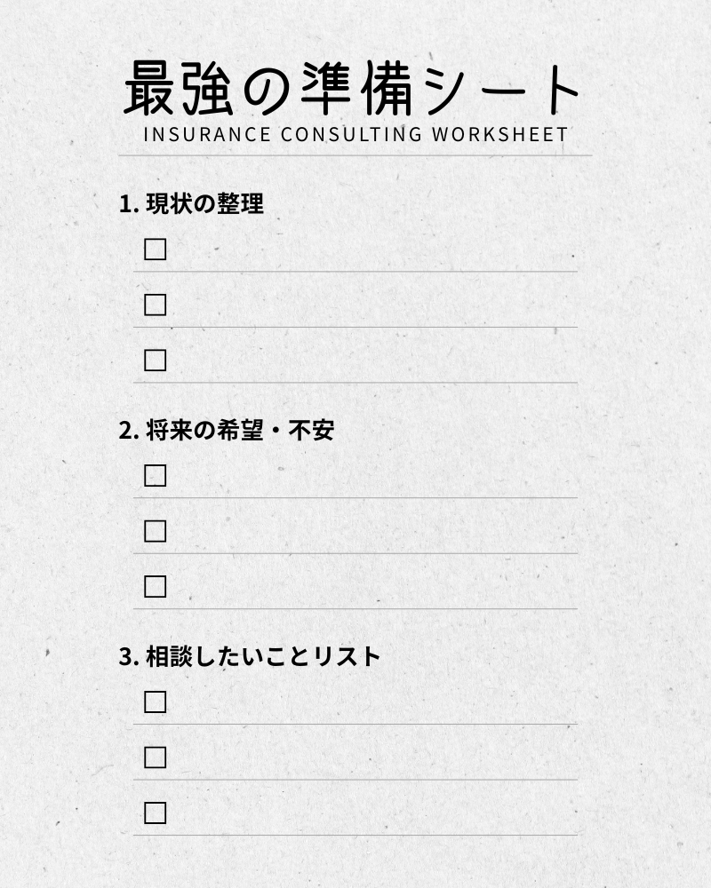 2 画像 最強の準備シートサンプル