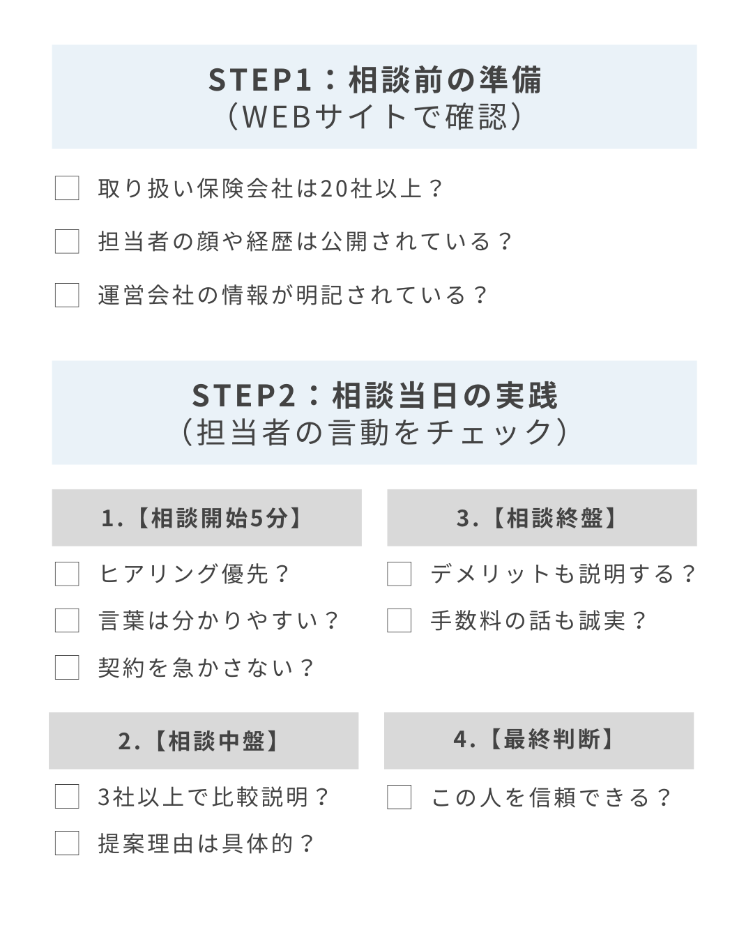 2 画像 相談前に必読！信頼できる担当者を見極める超具体チェックリスト