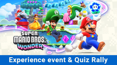 Super Mario Bros. Wonder experience event & quiz rally will be held from 7-20 June 2024.