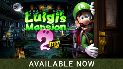 Luigi's Mansion 2 HD is available today!