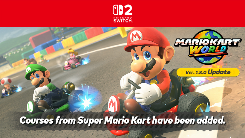 Mario Kart World free update adding new content is available now