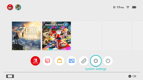 MÚSICA NO MENU DO NINTENDO SWITCH (ATMOSPHÈRE) 