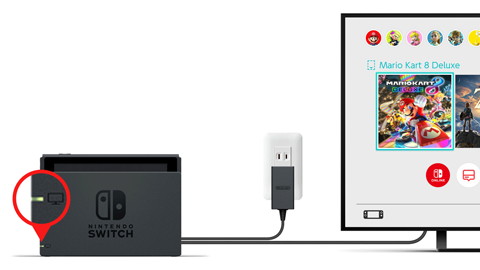 Nintendo switch not store docking to tv