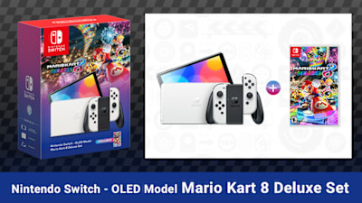 Nintendo Switch - OLED Model Mario Kart 8 Deluxe Set arrives on October 30