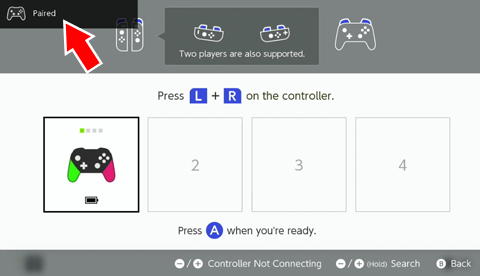 Pairing nintendo switch pro hot sale controller