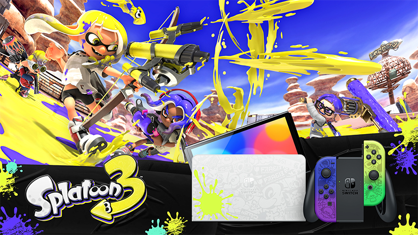 Nintendo Switch – OLED Model Inspired by Splatoon 3 Coming to Stores on 26  August | News & Updates | Nintendo