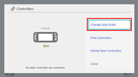 Change grip sale order nintendo switch